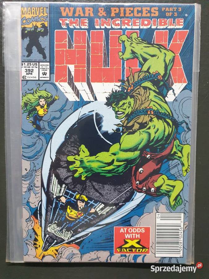 The Incredible Hulk War Pieces 3 komiksy Marvel Rok wydania 1992 Gdynia