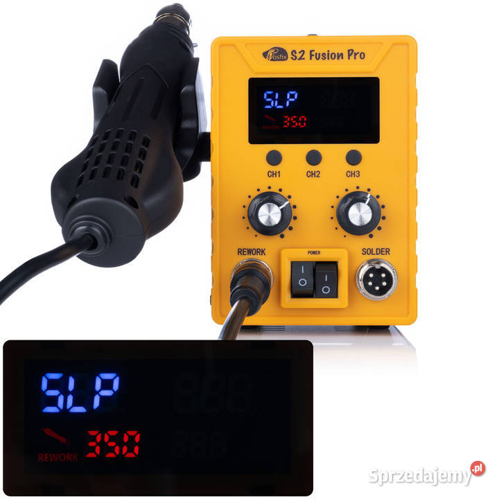 Stacja Lutownicza 2w1 Rosfix S2 Fusion Pro 760W Ludźmierz