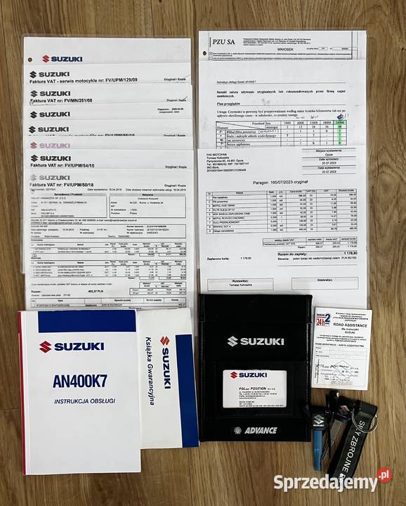 Suzuki Burgman 400 K7 2008 z polskiego salonu