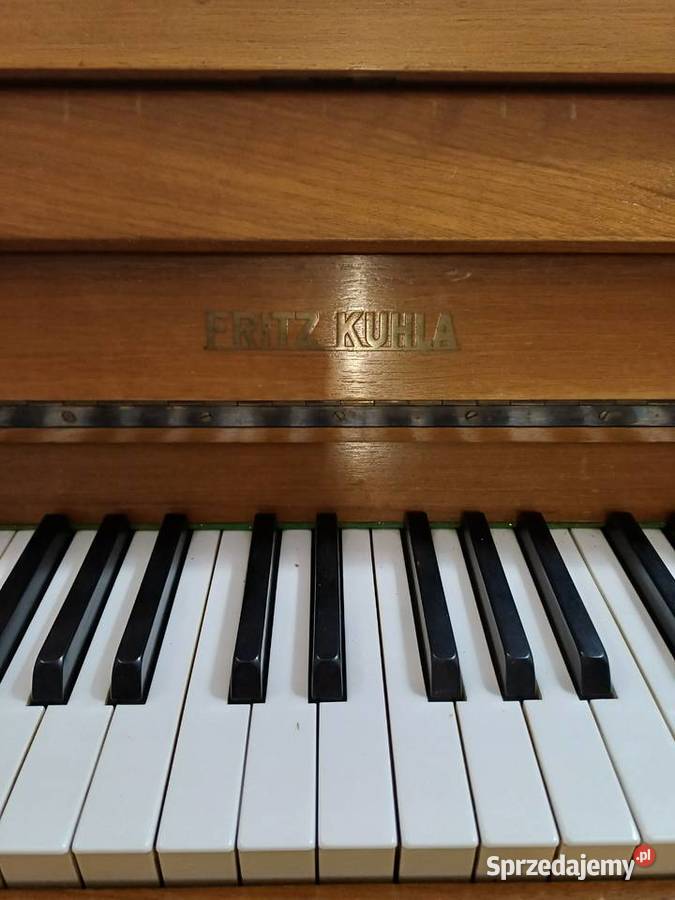 Pianino renomowanej marki Fritz Kuhla Dęblin