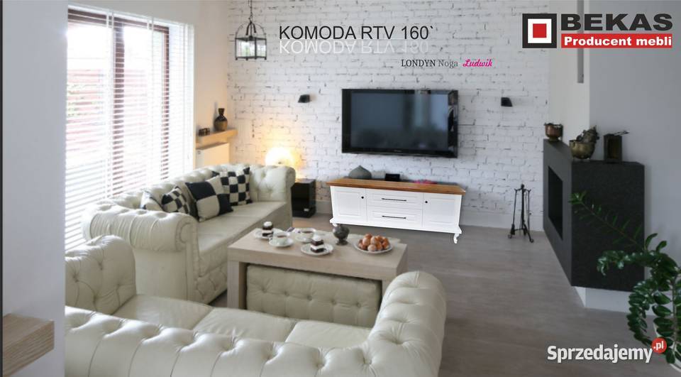 Śliczna Komoda RTV 160 LONDYN na Ludwiku Dąb Warszawa