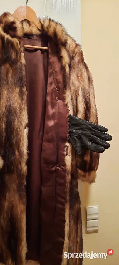 Naturalne futro z tchórzofretek Kurtki i płaszcze mazowieckie