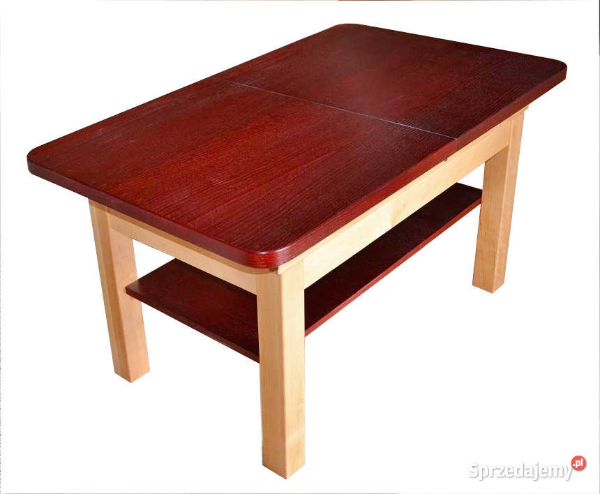 Ława Drewniana Z PÓŁKĄ 60 100 STOLIK Stół RÓŻNE warmińsko-mazurskie Tołkiny