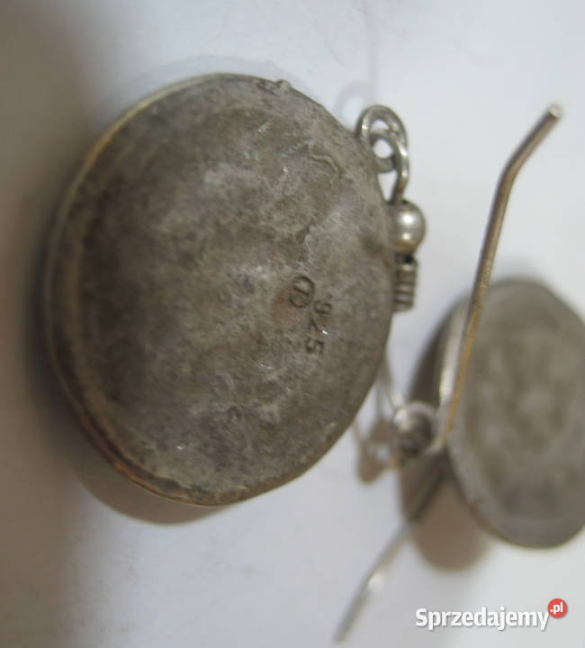 Kolczyki Srebrne Oko Tygrysa