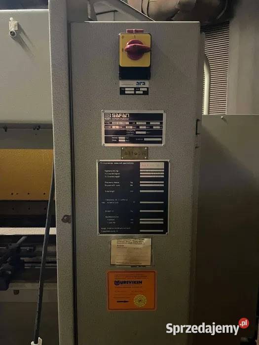 Prasa hydrauliczna krawędziowa Safan CNC S