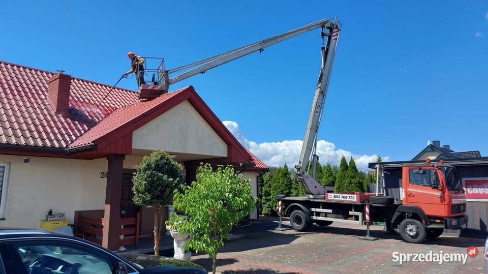 Usługi podnośnikiem koszowym zwyżka 18m