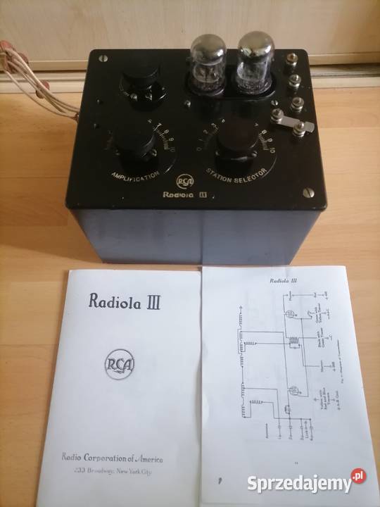 Stare radio lampowe z 20 tych Kraków