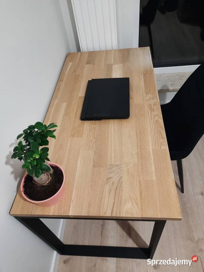 Biurko industrialne drewniane stół stolik blat Białystok