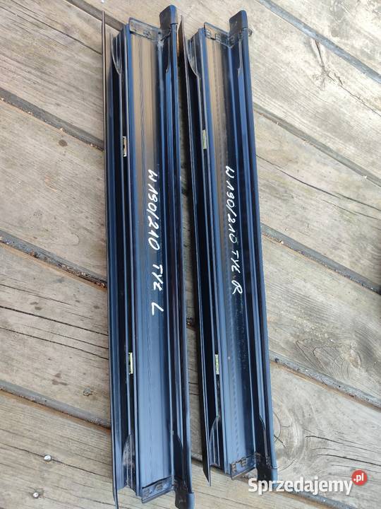 Mercedes 190 Listwy progowe nakładki komplet osobowe Aleksandrów Łódzki sprzedam