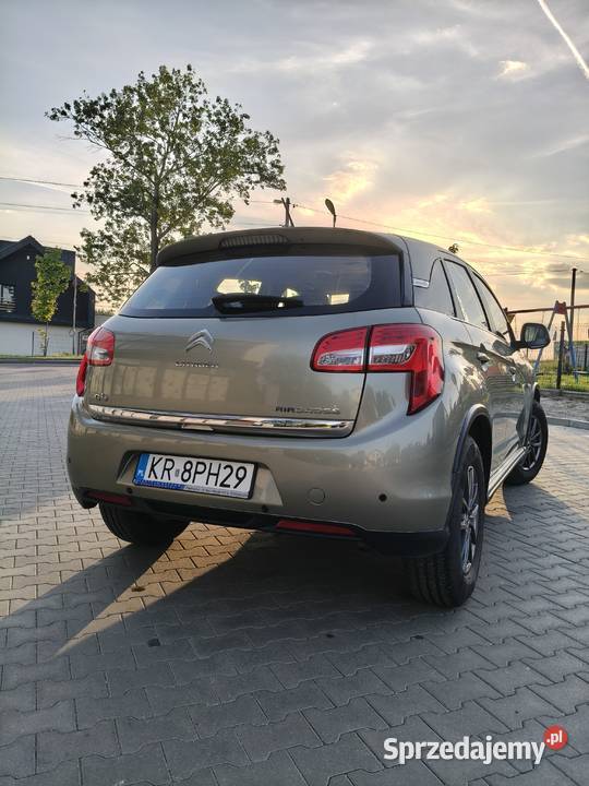 Citroen C4 Aircross 16 Benzyna 115 Salon Polska nieuszkodzony Kraków