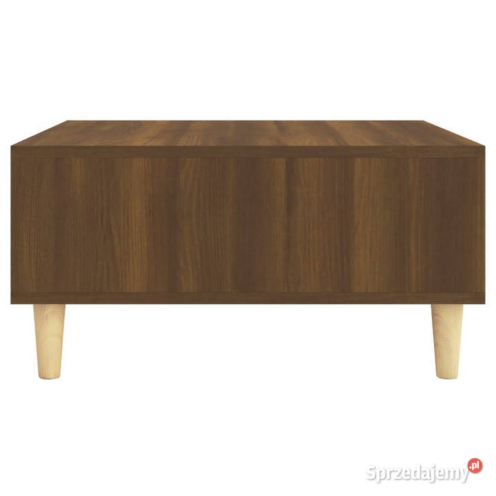 Stolik kawowy brązowy dąb 60x60x30 WM813166 Warszawa
