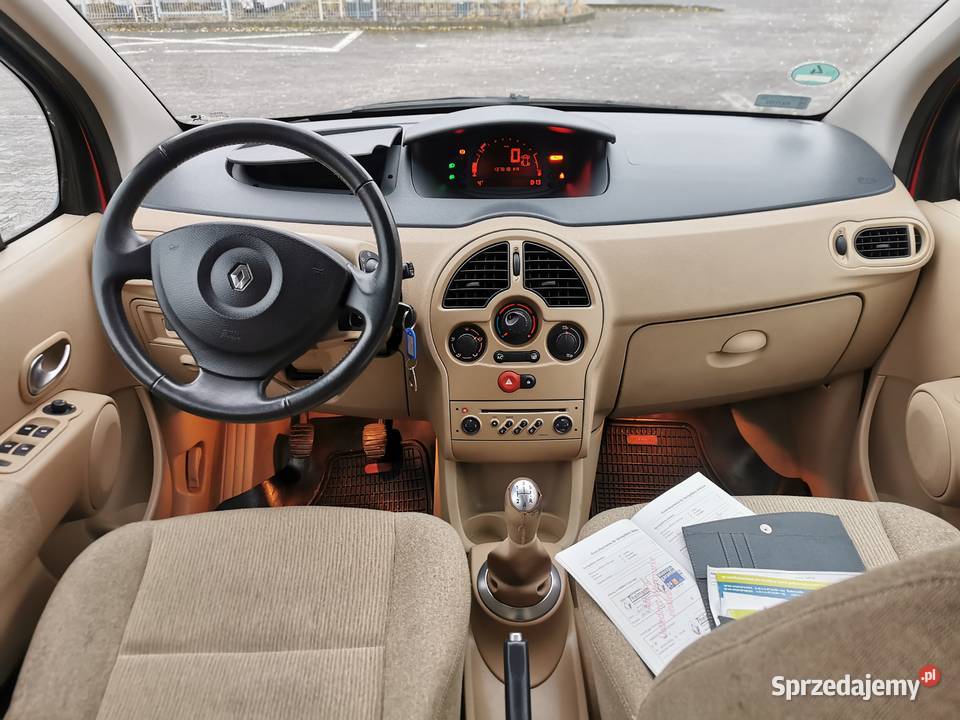 Renault Modus 16 16v 2006r138 przebieg Stan Sieradz