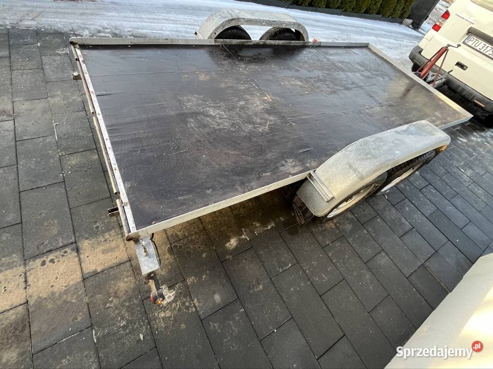 Przyczepka dwuosiowa Bockmann 2000dmc platforma Motoryzacja wielkopolskie Turek