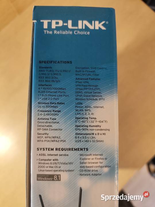 Router TPLINK TDW8970 ADSL2 modem wifi USB