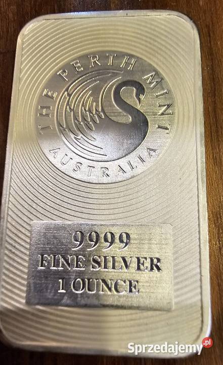 Sztabka srebra 1 uncja The Perth Mint Przemyśl