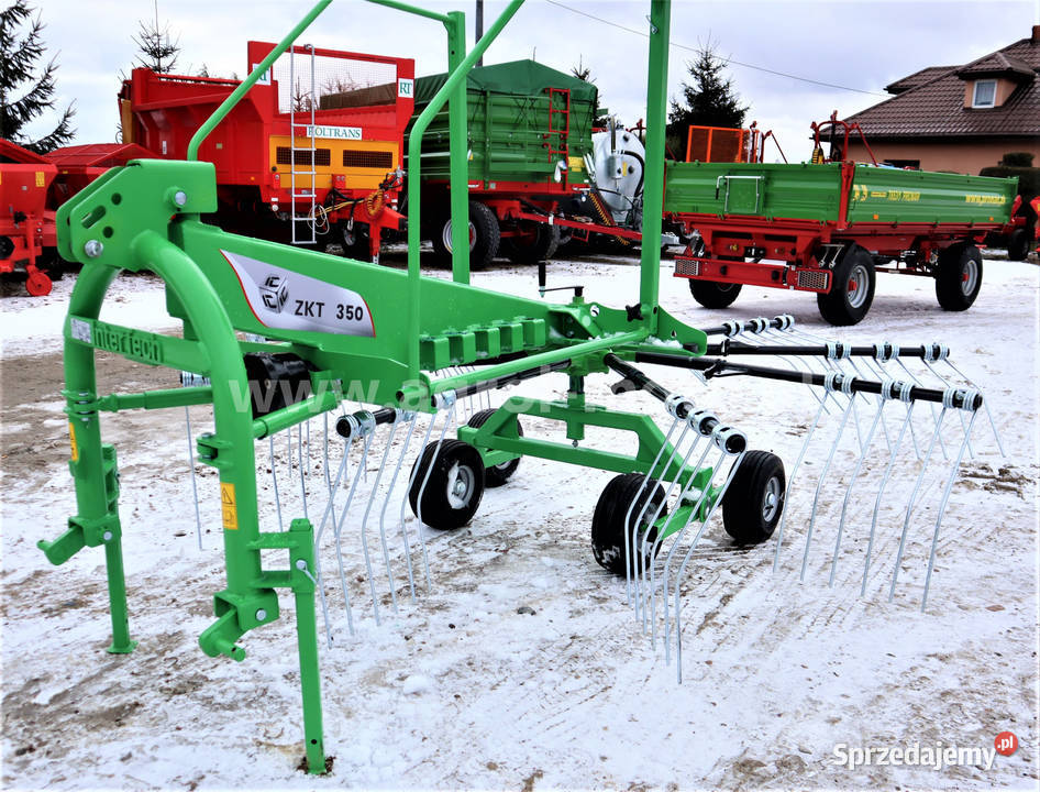 Zgrabiarka karuzelowa INTER TECH ZKT 350 420 pomorskie Sztum