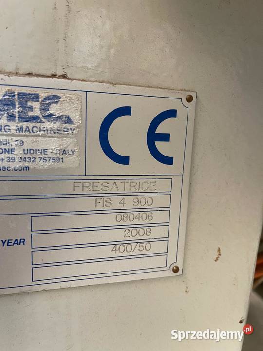 Dwustronna frezarka do fazowania końcówek Comec Juszczyn sprzedam