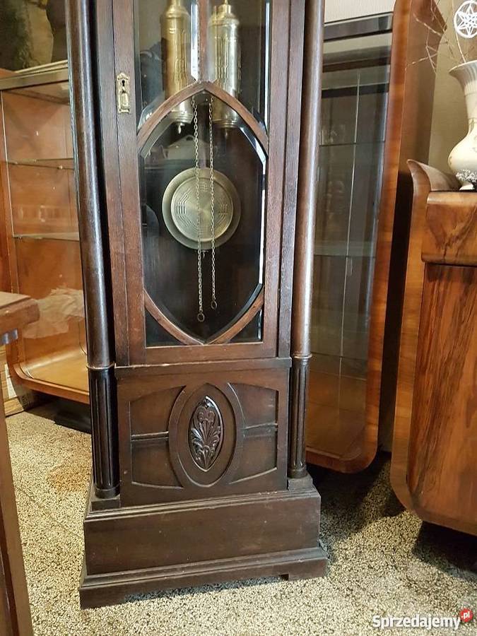 Zegar stojący Piękny i dostojny Gustav Becker Bielsko-Biała