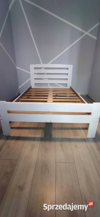 Łóżko drewniane pod materac 120200 Łódź sprzedam