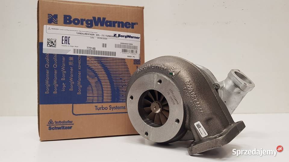Nowa turbosprężarka BorgWarner KKK 772149 185264 mazowieckie