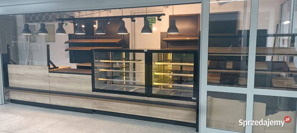 Komplet wyposażenie sklepu piekarniczego witryna Szczecin