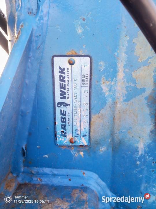 Sprzedam pług Rabewerk 5cio skibowym obrotowy Rabe Arcugowo