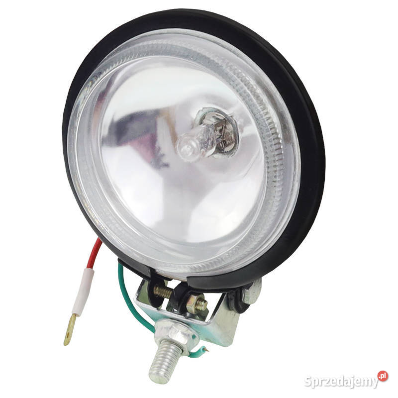 LAMPA ROBOCZA OKRĄGŁA METALOWA 91MM Z ŻARÓWKĄ lubelskie