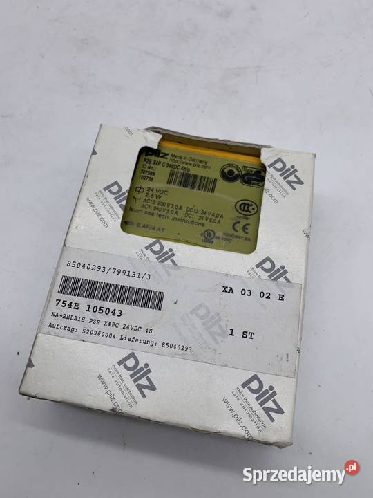 Pilz PILZ PZE X4P C 24VDC 4no 787585 Warszawa sprzedam
