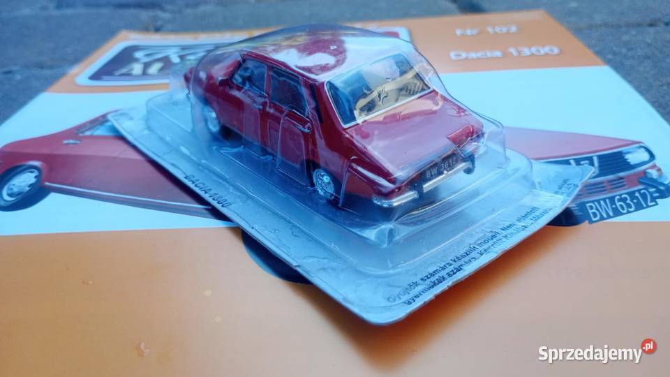 DACIA 1300 SEDAN kultowe auta PRL 143 deagostini Warszawa