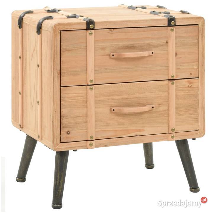 Szafka nocna lite drewno jodłowe 50 x 35 x 57 Nocne Warszawa
