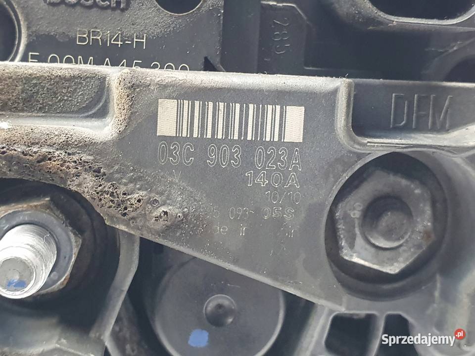 ALTERNATOR VW Golf VI 14 TSI bosch 03C903023A Chełm