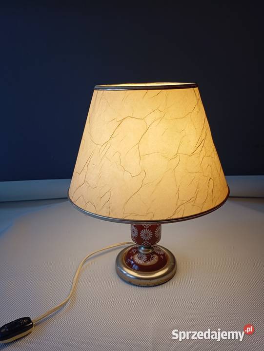 Lampa stołowa z okresu PRL Lampy stołowe i nocne Jelenia Góra