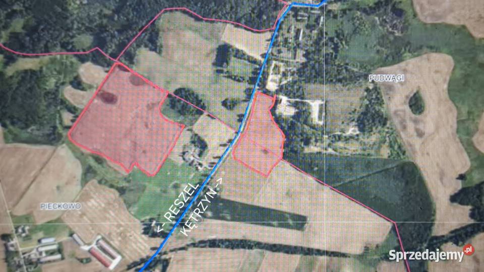 Grunty rolne działka ziemia 17ha mazury Kętrzyn