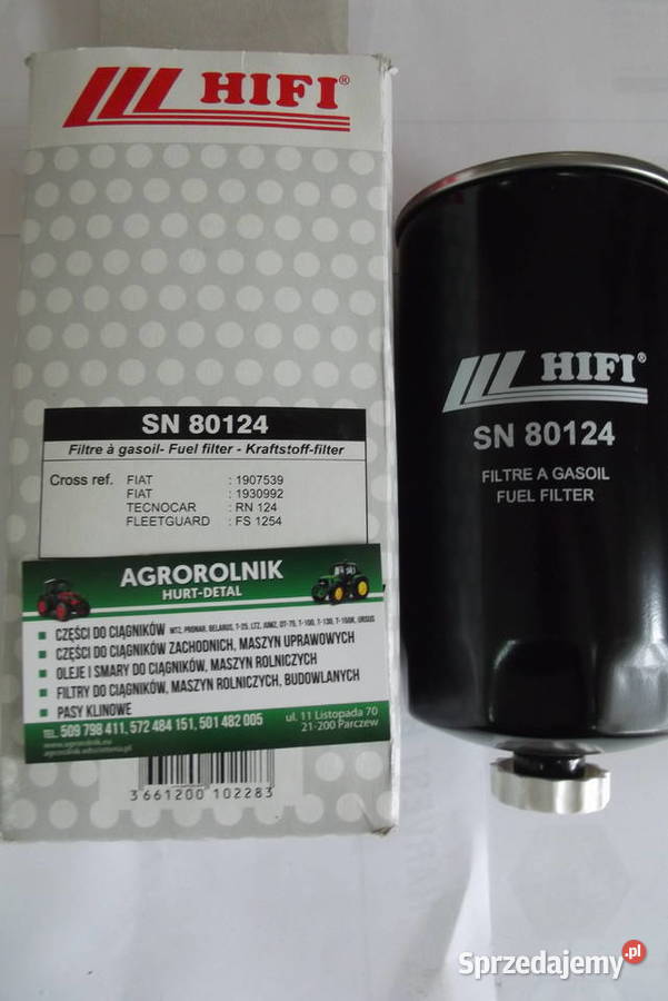 Filtr paliwa SN80124 Holland Massey Ferguson lubelskie Parczew