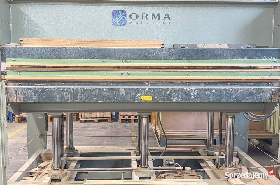 Prasa półkowa do fornirowania ORMA NPC 6100 Juszczyn