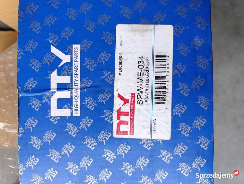 Pompawspomagania NTY SPWME034 osobowe Części montażowe Grzybno