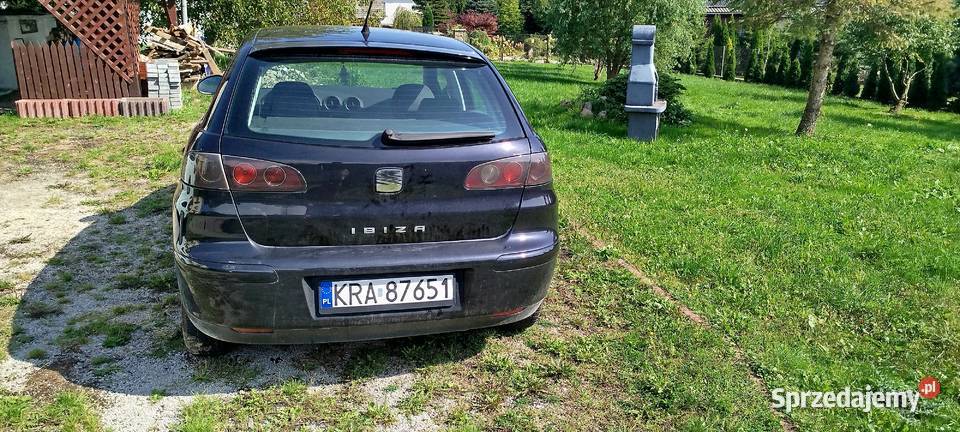 Seat Ibiza 14 Lpg 2006 czarny Podstolice
