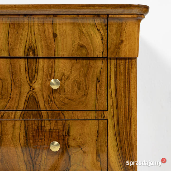 Komoda biedermeier 18351840 orzech antyk stara Łowęcin