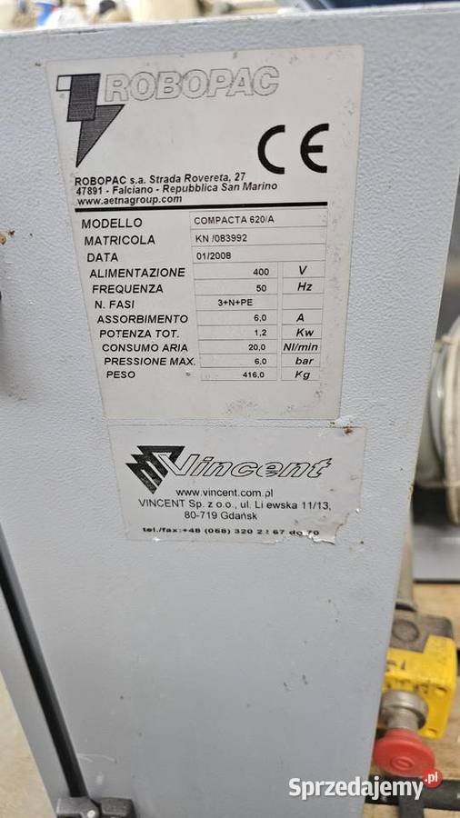 Pakowarkę Robopac Compacta 620A