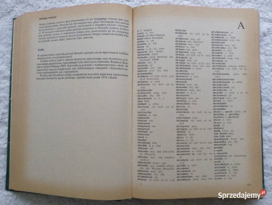 Słownik ortograficzny języka polskiego z mazowieckie Warszawa sprzedam