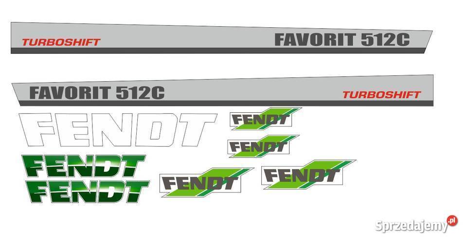 naklejki fendt favorit 512c Pozostałe Jeżewo sprzedam
