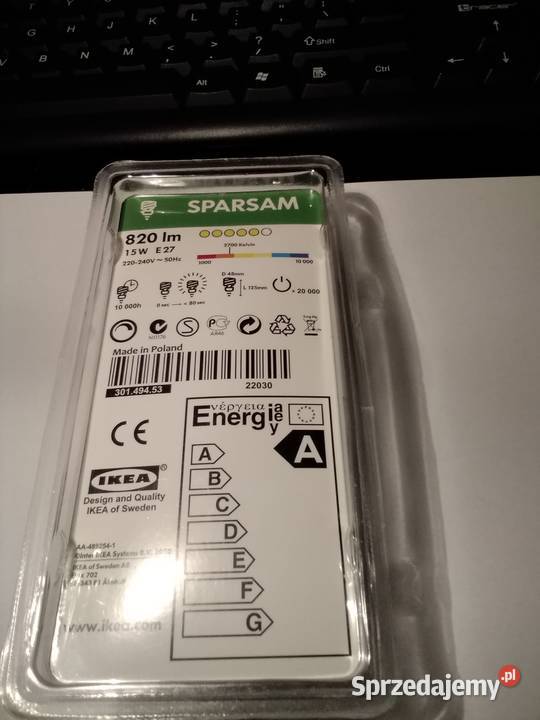Żarówka energooszczędna Sparsam E 27 Łódź