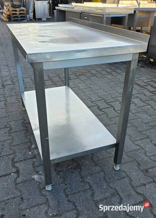 Stół Gastronomiczny z Półką 1206085 M1353 N wielkopolskie Nowe Skalmierzyce