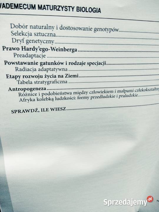 Matura Greg biologia korepetycje Warszawa