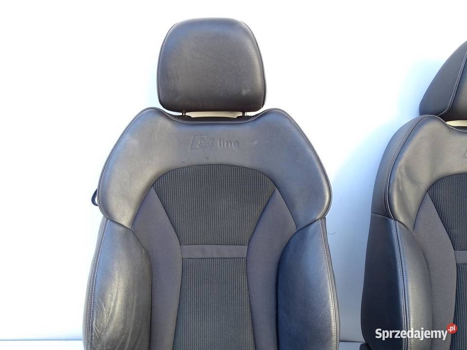 FOTELE FOTEL KANAPA PÓŁSKÓRA KOMPLET SLINE AUDI Motoryzacja małopolskie