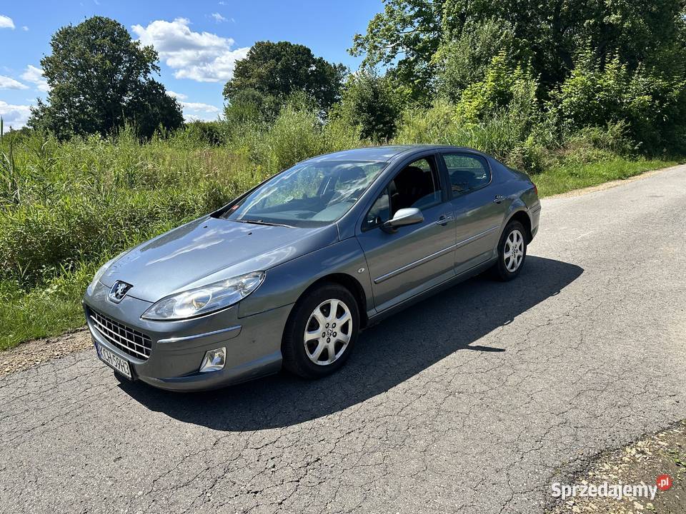 Peugeot 407 ST 2008 16 HDI klimatyzacja długie szary małopolskie