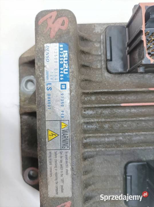 STEROWNIK SILNIKA 97350948 17 D ISUZU 100 Opel