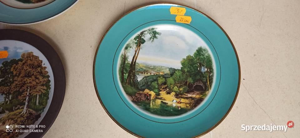 Talerz patera ze sceną WiejskąPALL MALL WAREFWR Gdańsk