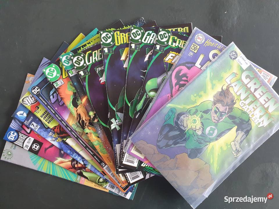 Green Lantern zestaw 13 oryginalnych komiksów DC Komiksy Gdynia sprzedam