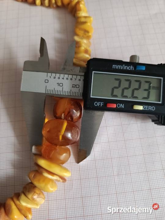 Naszyjnik Bursztyn Vintage